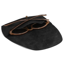 Load image into Gallery viewer, Londo Genuine Leather Eyeglass Case with Button Closure