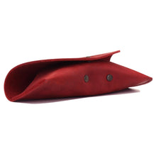 Load image into Gallery viewer, Londo Genuine Leather Eyeglass Case with Button Closure