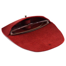 Load image into Gallery viewer, Londo Genuine Leather Eyeglass Case with Button Closure