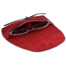 Load image into Gallery viewer, Londo Genuine Leather Eyeglass Case with Button Closure