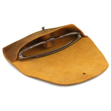 Load image into Gallery viewer, Londo Genuine Leather Eyeglass Case with Button Closure