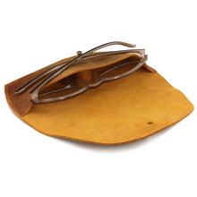 Load image into Gallery viewer, Londo Genuine Leather Eyeglass Case with Button Closure