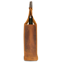 Load image into Gallery viewer, Londo Genuine Leather Wine Bottle Holder and Carrier