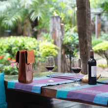 Load image into Gallery viewer, Londo Genuine Leather Wine Bottle Holder and Carrier