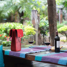 Load image into Gallery viewer, Londo Genuine Leather Wine Bottle Holder and Carrier