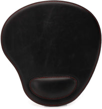 Load image into Gallery viewer, Londo Leather Oval Mouse Pad with Wrist Rest