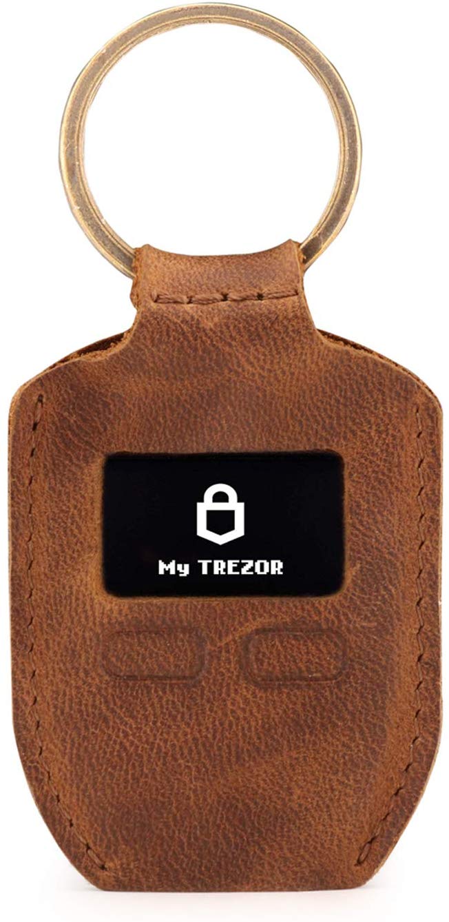 Londo Genuine Leather Case with Keyring for Trezor One Bitcoin Wallet –  LondoDesign