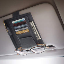 Load image into Gallery viewer, Londo Leather Car Visor Organizer