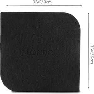 Londo Leather Coasters (Set of 4) - Non-Slip Surface