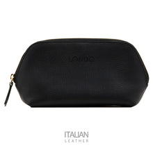 Load image into Gallery viewer, Londo Genuine Leather Makeup Bag Cosmetic Pouch Travel Organizer Toiletry Clutch