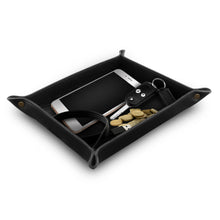 Load image into Gallery viewer, Londo Genuine Leather Tray Organizer Storage for Wallets Watches Keys Coins Cell Phones and Office Equipment