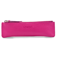 Load image into Gallery viewer, Londo Zippered Genuine Leather Pen and Pencil Case