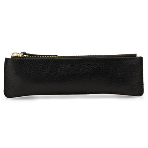 Leather Pen Pencil Case, Slim Pen Bag Small Pencil Pouch Stationery Bag  Portable Cosmetic Bag Zipper Bag For Pen Pencils