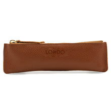 Load image into Gallery viewer, Londo Zippered Genuine Leather Pen and Pencil Case