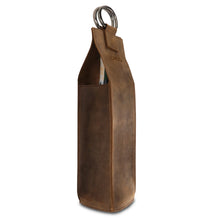 Load image into Gallery viewer, Londo Genuine Leather Wine Bottle Holder and Carrier