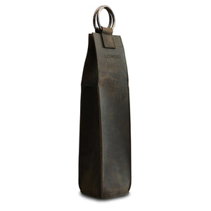 Londo Genuine Leather Wine Bottle Holder and Carrier