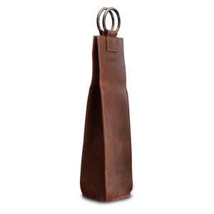 Londo Genuine Leather Wine Bottle Holder and Carrier